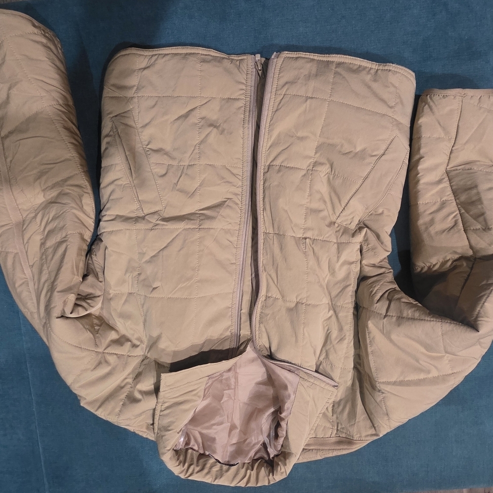 Staccato Tan Quilted Jacket